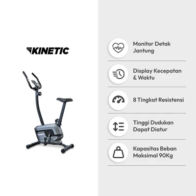 Gambar Kinetic Sepeda Statis Magnetic 430B - Hitam