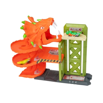 Gambar Top Gear Teamsterz Playset Beast Machines Snake Pit Garage & 2 Pcs Mobil - Mix