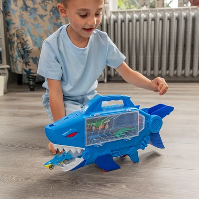 Gambar Top Gear Teamsterz Playset Mach Shark Destroyer - Biru