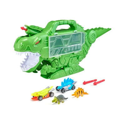 Gambar Top Gear Teamsterz Playset Mach Dino Destroyer - Hijau