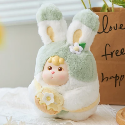 Gambar Friendsheep Boneka Bunny Boji Baby - Hijau/putih