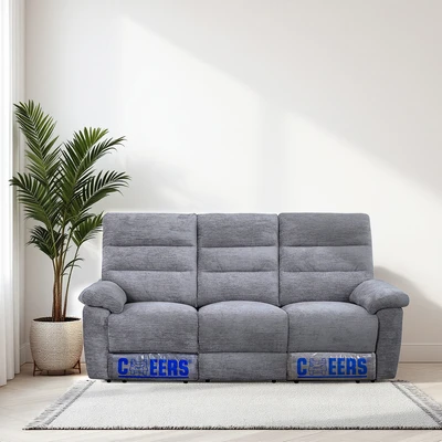 Gambar Cheers Modena Sofa Recliner Fabric 3 Seater - Abu-Abu