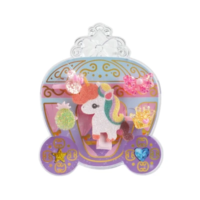 Gambar Pretty Missy Set Pumpkin Cincin & Jepitan Rambut Anak Unicorn Cartoon Random