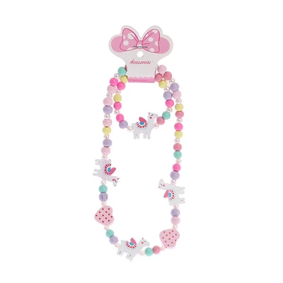 Gambar Pretty Missy Set Kalung & Gelang Anak Llama - Mix
