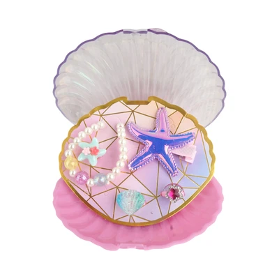 Gambar Pretty Missy Set Cincin, Jepitan Rambut & Gelang Anak Shell Box Starfish - Mix