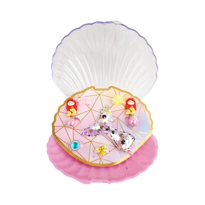 Gambar Pretty Missy Set Cincin, Jepitan Rambut & Anting Anak Shell Box Mermaid Random