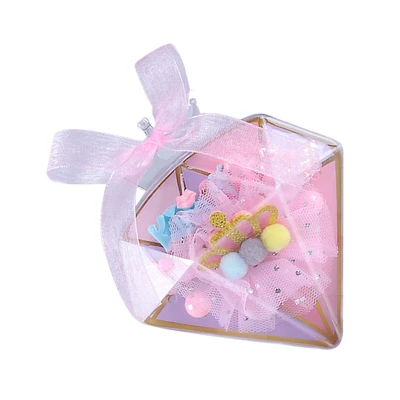 Gambar Pretty Missy Set Cincin, Jepitan Rambut & Anting Anak Jewel Box Crown Random