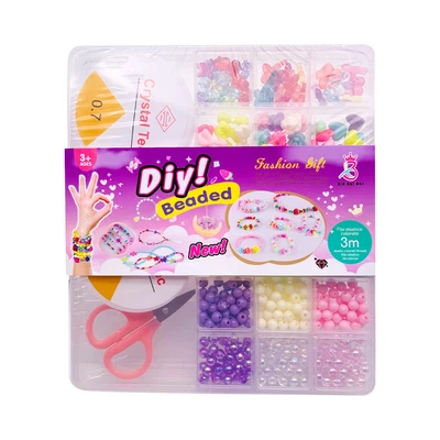 Gambar Pretty Missy Set Diy Beads Craft Clear Dengan Gunting - Mix