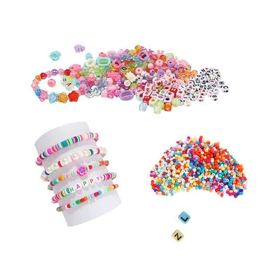 Gambar Pretty Missy Set Diy Beads Craft Clear Dengan Gunting - Mix