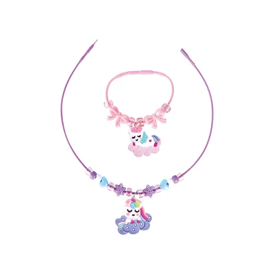 Gambar Pretty Missy Set Diy Gelang & Kalung Unicorn Random