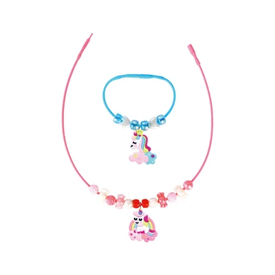 Gambar Pretty Missy Set Diy Gelang & Kalung Unicorn Random