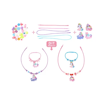 Gambar Pretty Missy Set Diy Gelang & Kalung Unicorn Random