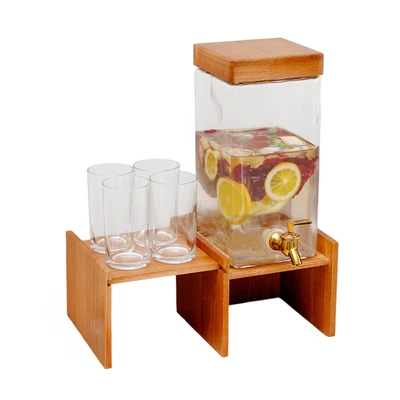 Gambar Culinart Hikaru Dispenser Minuman Set 6 pcs