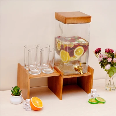 Gambar Culinart Hikaru Dispenser Minuman Set 6 pcs