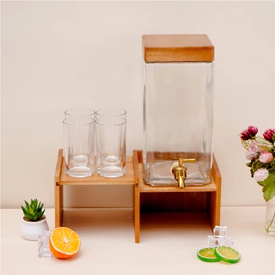 Gambar Culinart Hikaru Dispenser Minuman Set 6 pcs