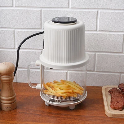 Gambar Memoo Low Fat Air Fryer Digital 2 Liter 700 watt - Putih