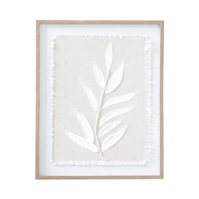 Gambar Informa Lukisan Kanvas Handmade & Print Leaves 40x50 cm V1 - Mix