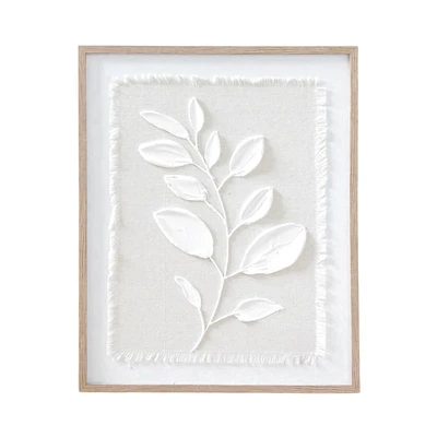 Gambar Informa Lukisan Kanvas Handmade & Print Leaves 40x50 cm V2 - Mix