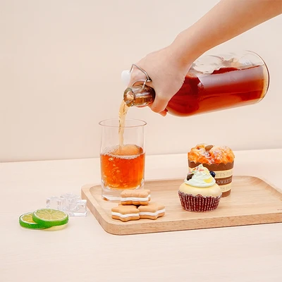 Gambar Culinart Botol Kaca Swing 1 Liter Transparan