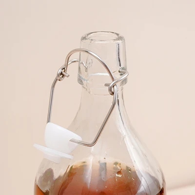 Gambar Culinart Botol Kaca Swing Dotline 1 Liter Transparan