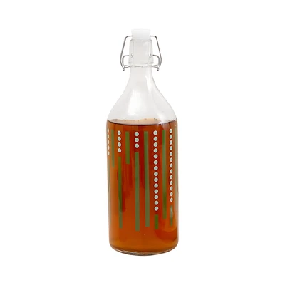 Gambar Culinart Botol Kaca Swing Dotline 1 Liter Transparan