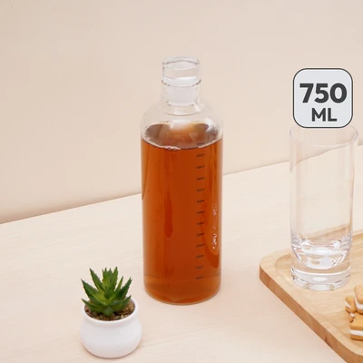 Gambar Culinart Botol Kaca Borosilicate 750 ml Transparan