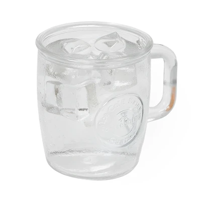 Gambar Culinart Grafir Mug Kaca 350 ml Set 4 pcs Transparan