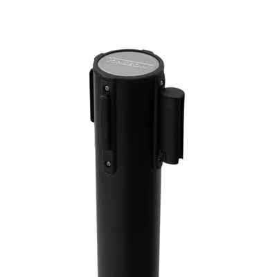 Gambar Krisbow Tiang Antrian Stackable Thin Base Dengan Tali - Hitam/Biru