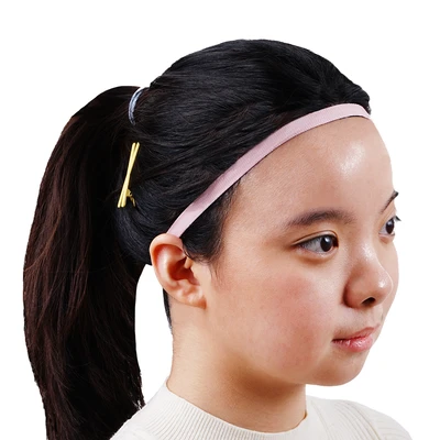 Gambar Alph Set 3 Pcs Sport Hair Band Mini - Putih/Pink/Hitam