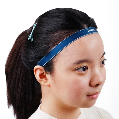Gambar Alph Set 3 Pcs Sport Hair Band - Putih/Biru/Hitam