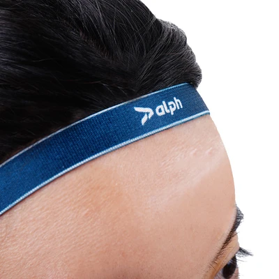 Gambar Alph Set 3 Pcs Sport Hair Band - Putih/Biru/Hitam