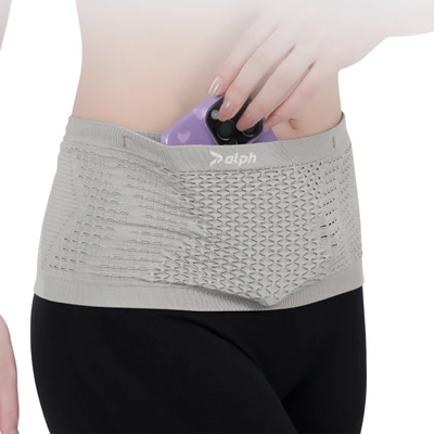 Gambar Alph Ukuran L/XL Sabuk Olahraga Invisible - Abu-Abu