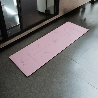 Gambar Alph Matras Yoga PU Rubber Dengan Strap 5 mm - Mauve