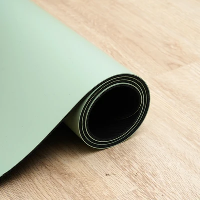 Gambar Alph Matras Yoga PU Rubber Dengan Strap 3 mm - Hijau Sage
