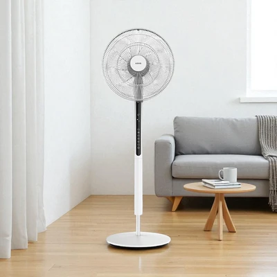 Gambar Kris Kipas Angin Berdiri DC Motor 14 Inch - Putih