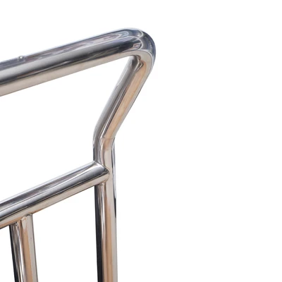 Gambar Krisbow Troli Koper Stainless Steel 250 kg 105x61x90 cm - Silver