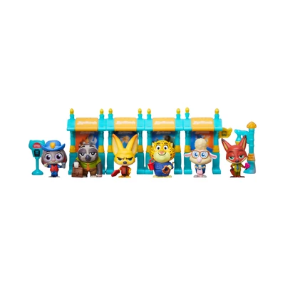 Gambar Lioh Toy Minifigure Disney Zootopia Bus Stop Random