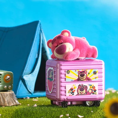 Gambar Lioh Toy Minifigure Disney Lotso Luggage Pull Back Random