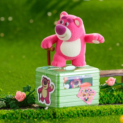 Gambar Lioh Toy Minifigure Disney Lotso Luggage Pull Back Random