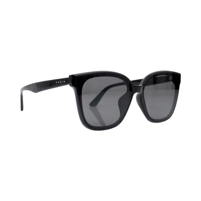 Gambar Parim Eyewear Sunnies Kacamata Sunglasses Wide Square Tr90 - Hitam