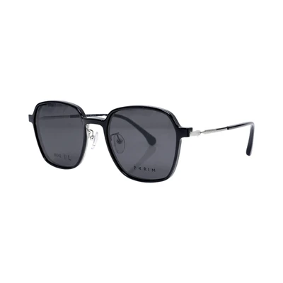Gambar Parim Eyewear Kacamata Optical Magnetic Square L - 96042- Hitam/Silver