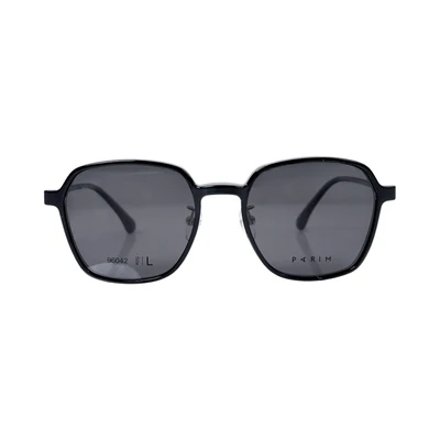 Gambar Parim Eyewear Kacamata Optical Magnetic Square L - 96042- Hitam/Silver