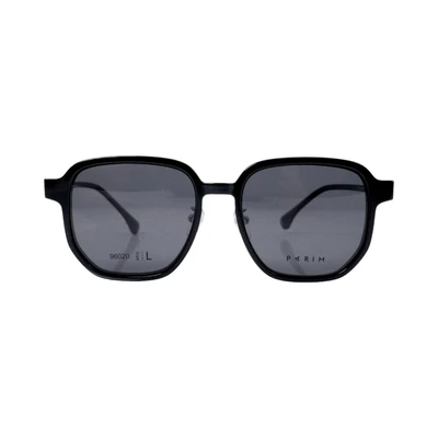 Gambar Parim Eyewear Kacamata Optical Magnetic Square L Metal - Hitam