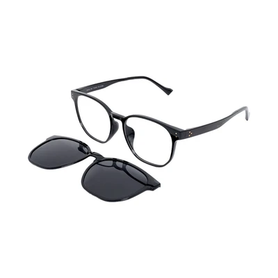 Gambar Parim Eyewear Kacamata Optical Magnetic Square Tr90 - Hitam