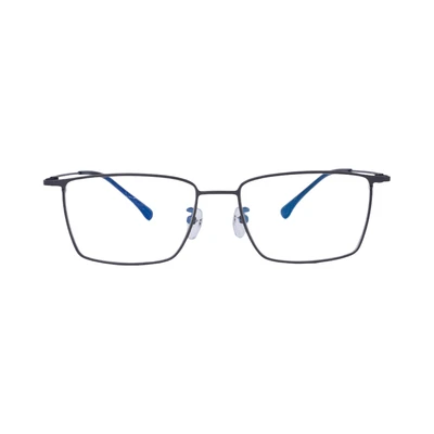 Gambar Parim Eyewear Kacamata Optical Rectangle Titanium - Hitam/Abu-Abu
