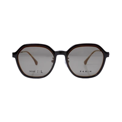 Gambar Parim Eyewear Kacamata Optical Magnetic Tr90 Round 96048 - Krem Champagne
