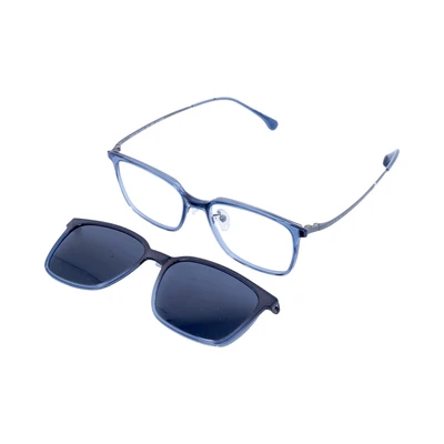 Gambar Parim Eyewear Kacamata Optical Magnetic Rectangular Tr90 96045 - Biru