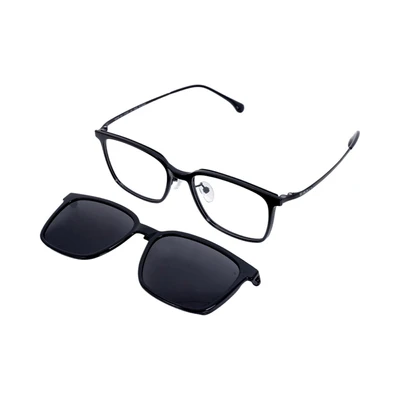 Gambar Parim Eyewear Kacamata Optical Magnetic Rectangular Tr90 96045 - Hitam