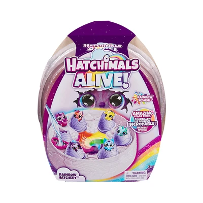 Gambar Hatchimals Alive Set Rainbow Hatchery Random