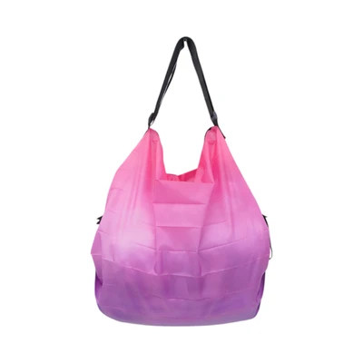 Gambar THYS Tas Belanja Lipat Roll Medium - Pink/Ungu